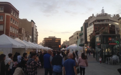 Mostra d'entitats del Mescla't 2017.